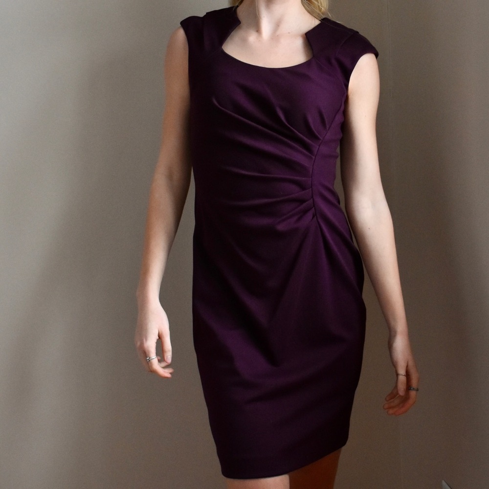 Calvin Klein Deep Purple Formal Dress